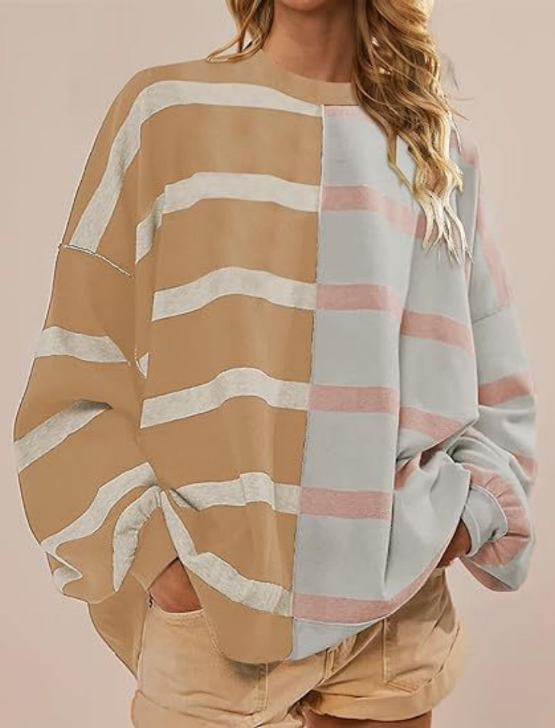 Oversized Striped Sweater