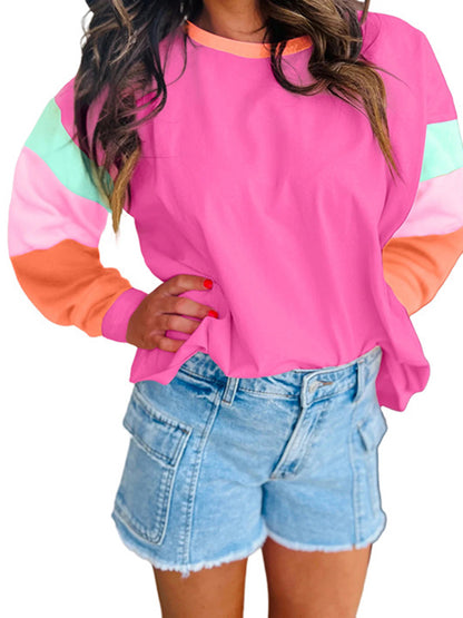 Colorblock Long-Sleeve Top