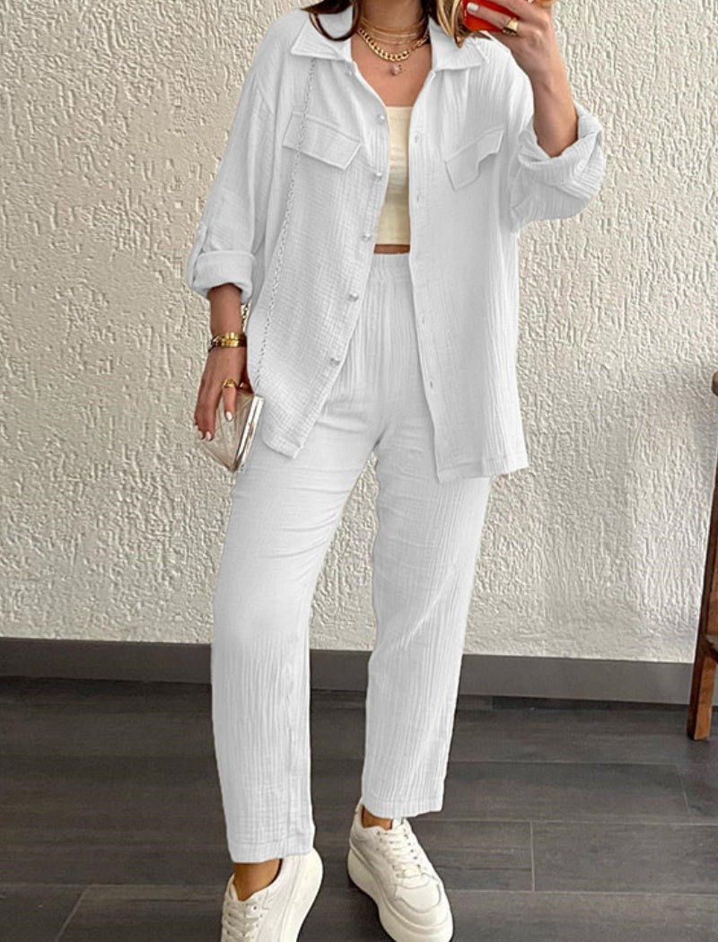 Textured Two-Piece Lounge Set