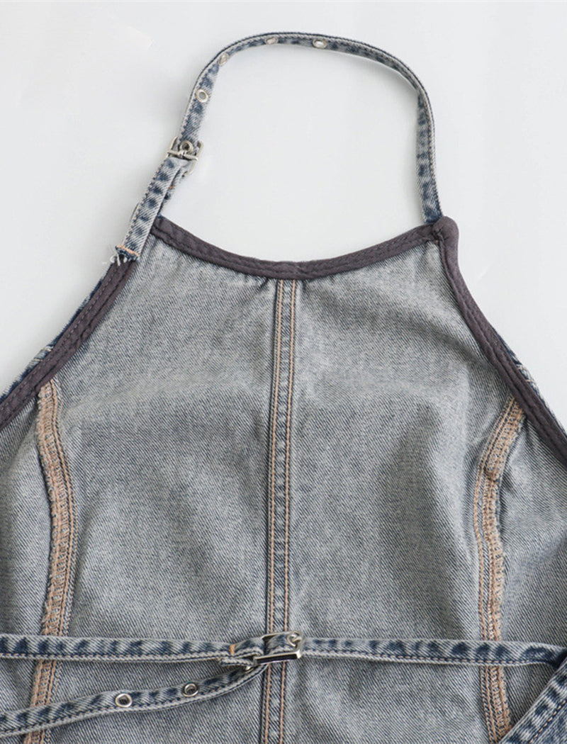 Halter Backless Top