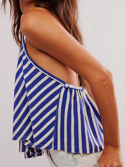 Striped Halter Top