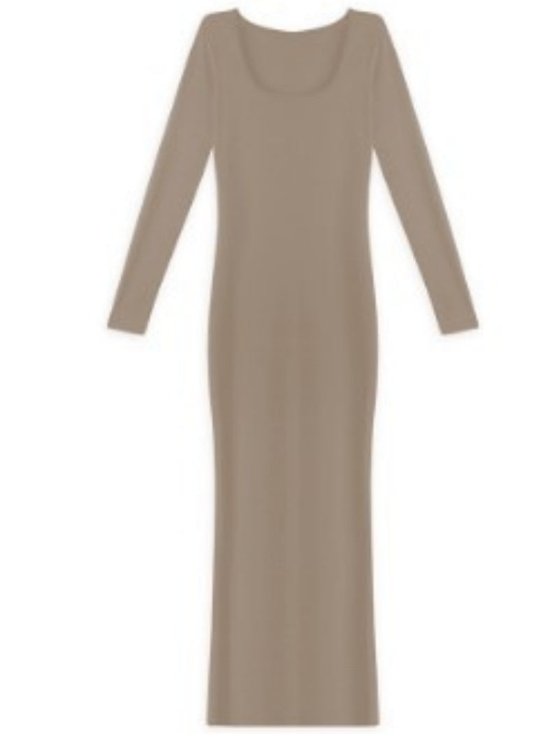 Long Sleeve Bodycon Maxi Dress