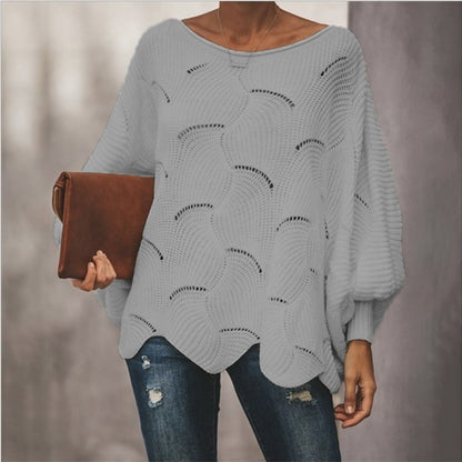 Loose Knit Batwing Sweater