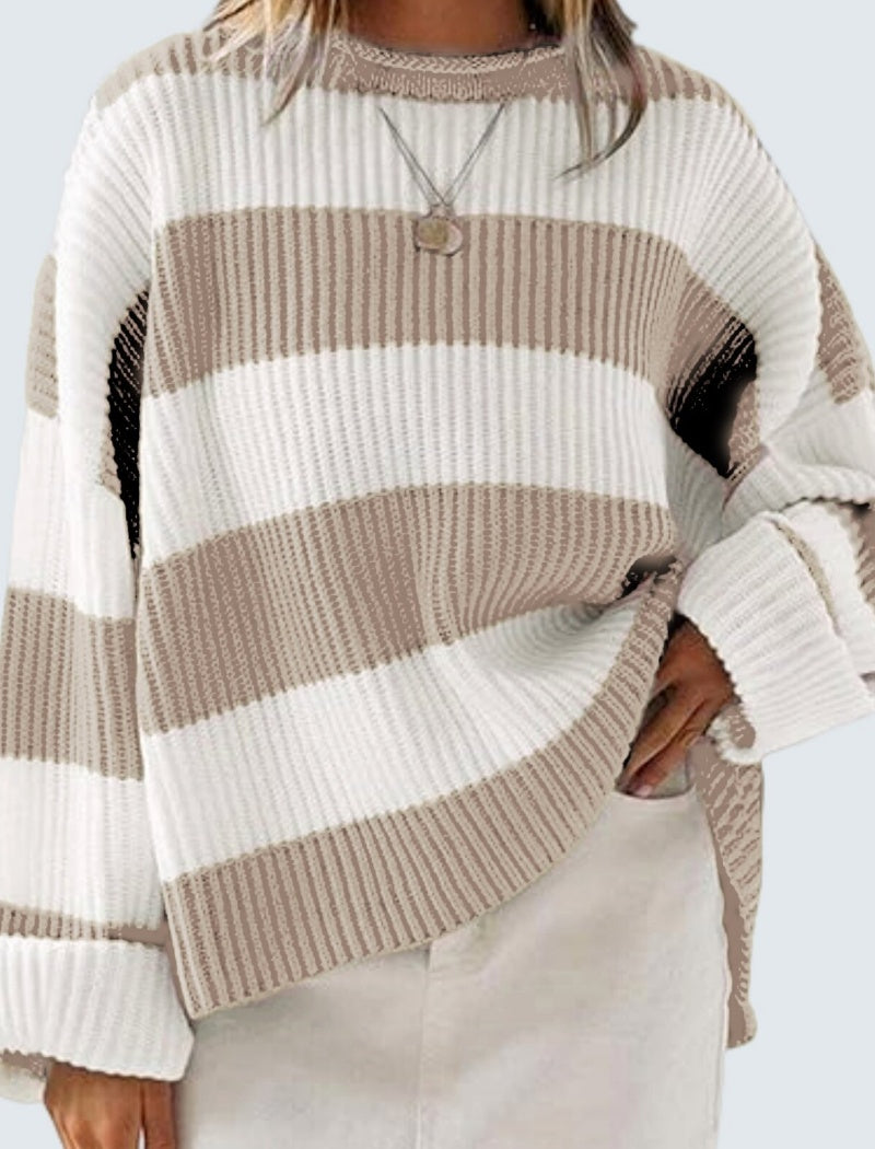 Oversized Striped Sweater