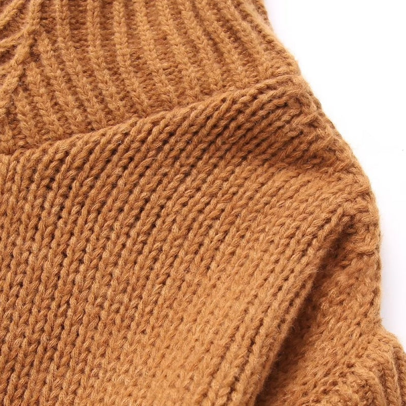 Chunky Knit Hooded Pullover