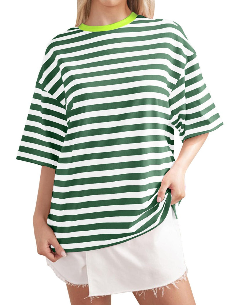 Loose-Fit Striped Tee
