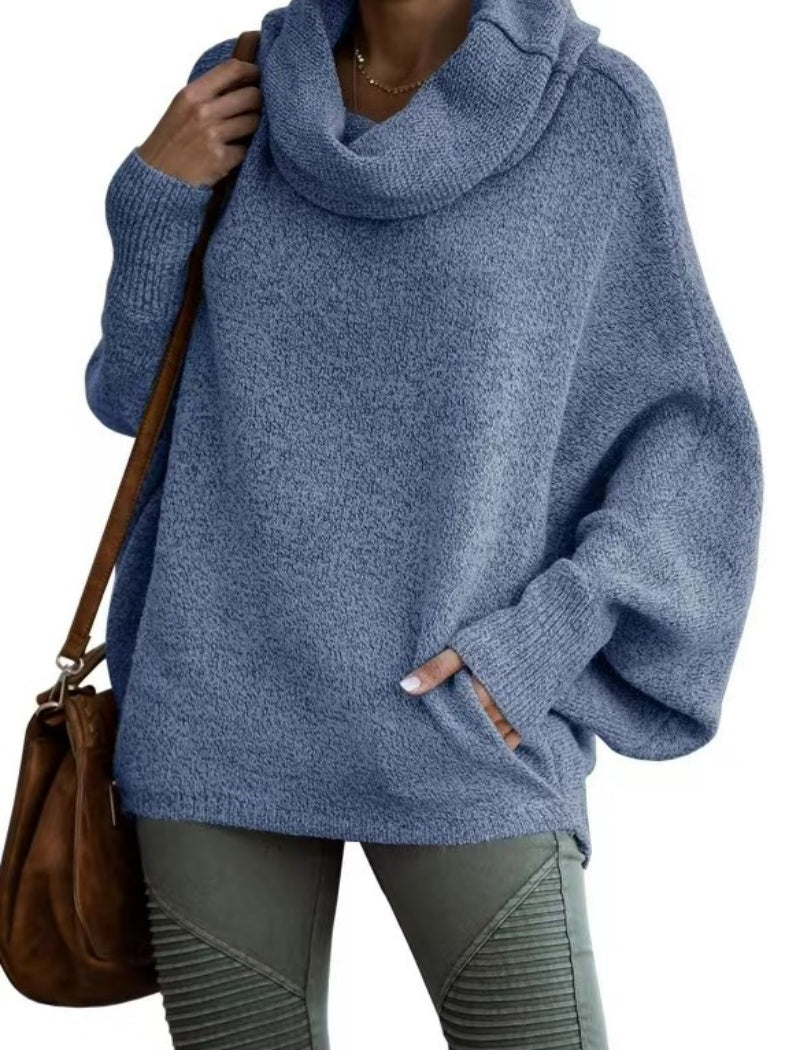 Cozy Cowl Neck Knit Pullover