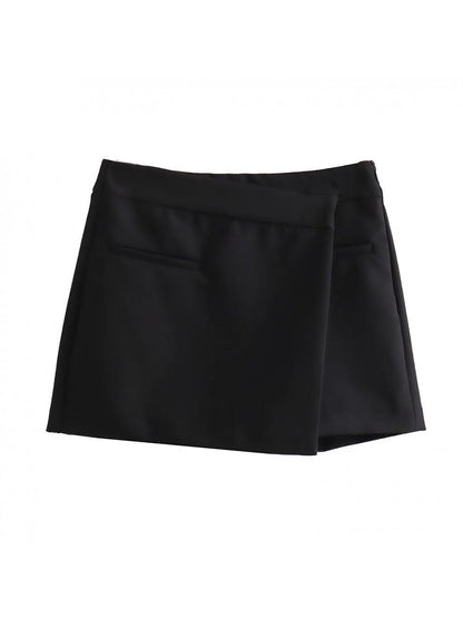 Asymmetrical A-Line Mini Skirts