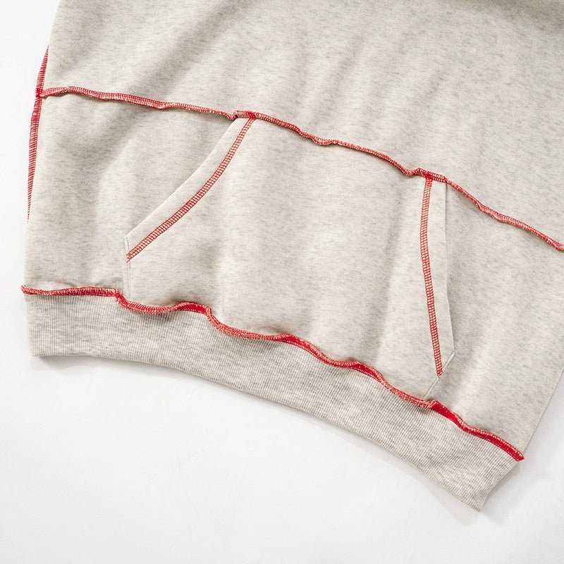 Oversized Stitch Detail Hoodie