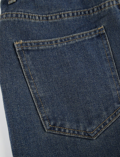 Ombre Wide-Leg Denim Pants