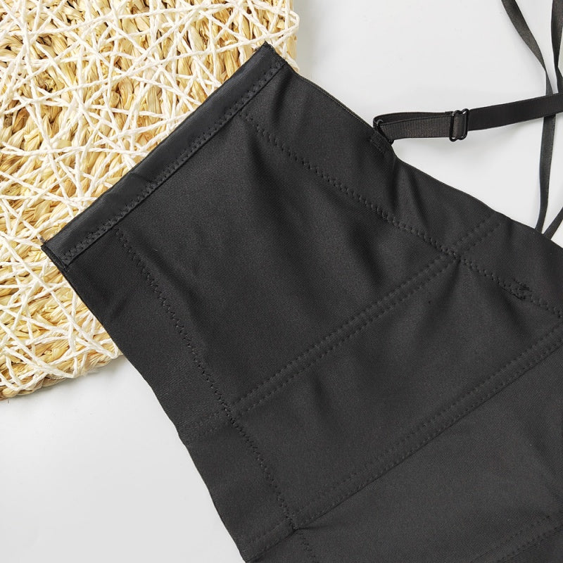 Rhinestone Beaded Waist Cinching Corset