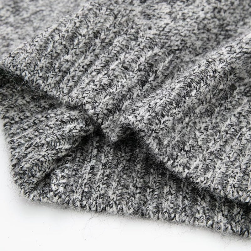 Ribbed Long Sleeve Turtleneck Sweater