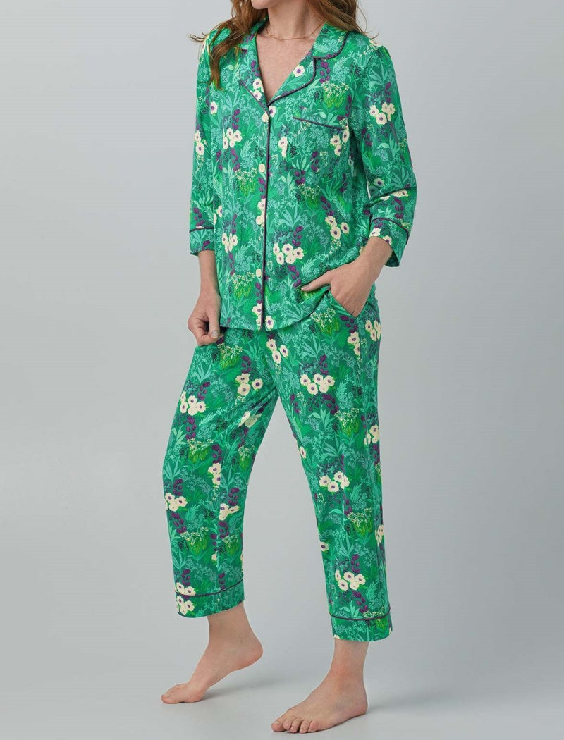 Buttoned Pajama Set with Playful Print