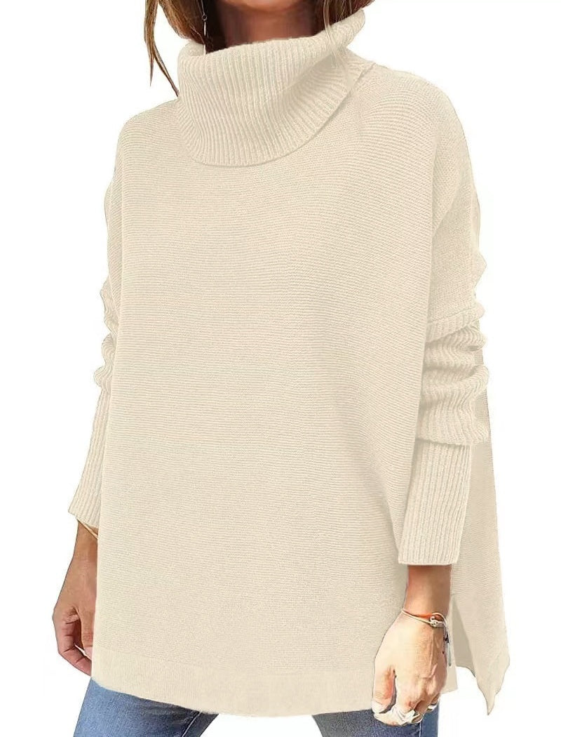 Loose-Fit Turtleneck Pullover