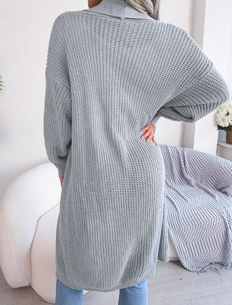 Open Front Knit Cardigan