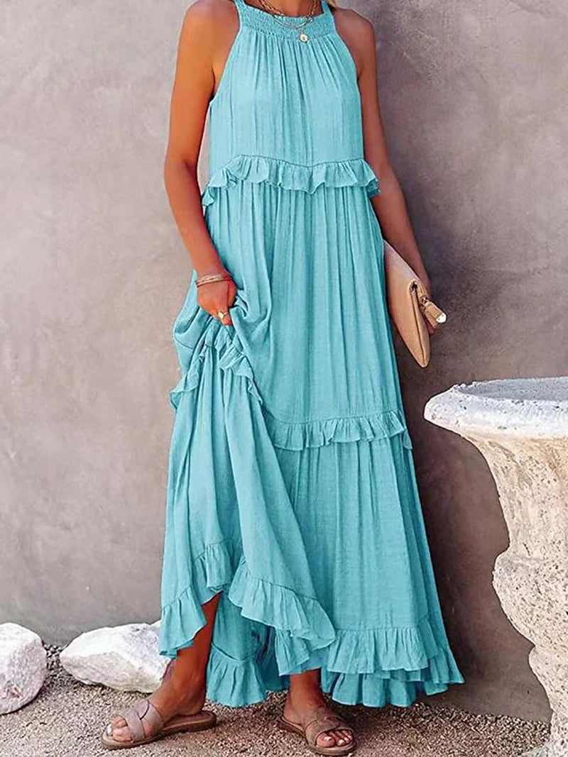 Ruffled Tiered Maxi Dress