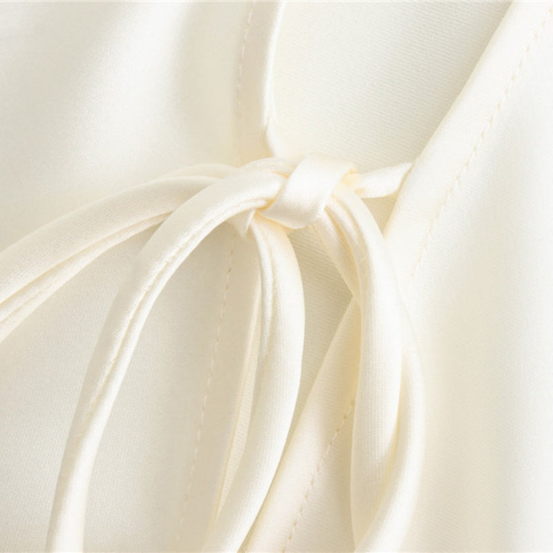 Tie-Front Relaxed Fit Blouse