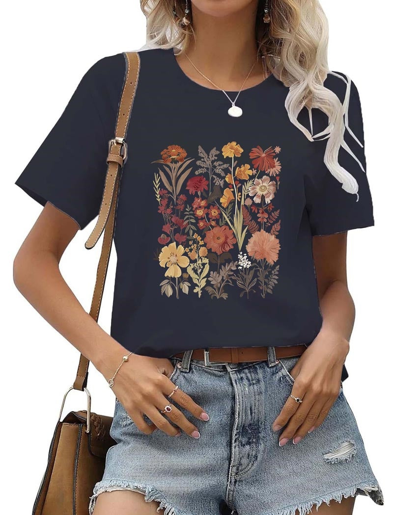 Floral Print T-Shirt