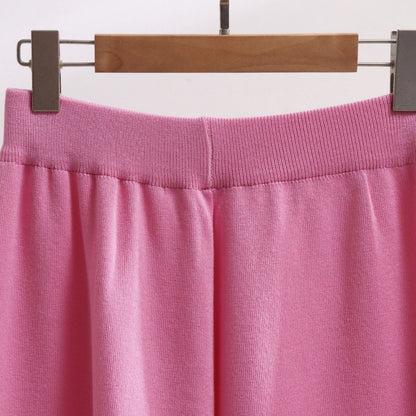 Loose Knit Sweater and Wide-Leg Pants