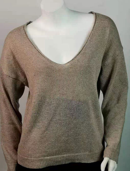 Oversized V-Neck Sweater