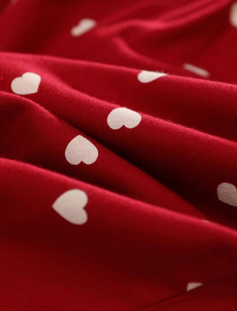 Printed Long-Sleeve Pajama Set