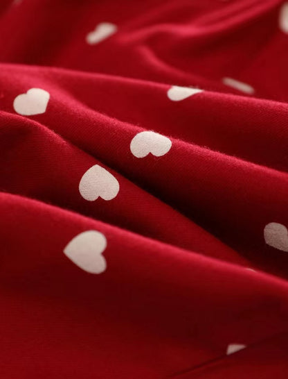 Printed Long-Sleeve Pajama Set