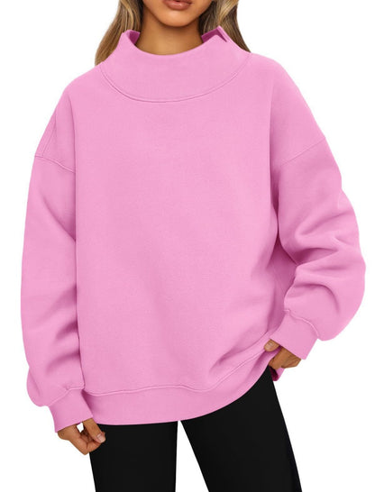 Oversized Mock Neck Top