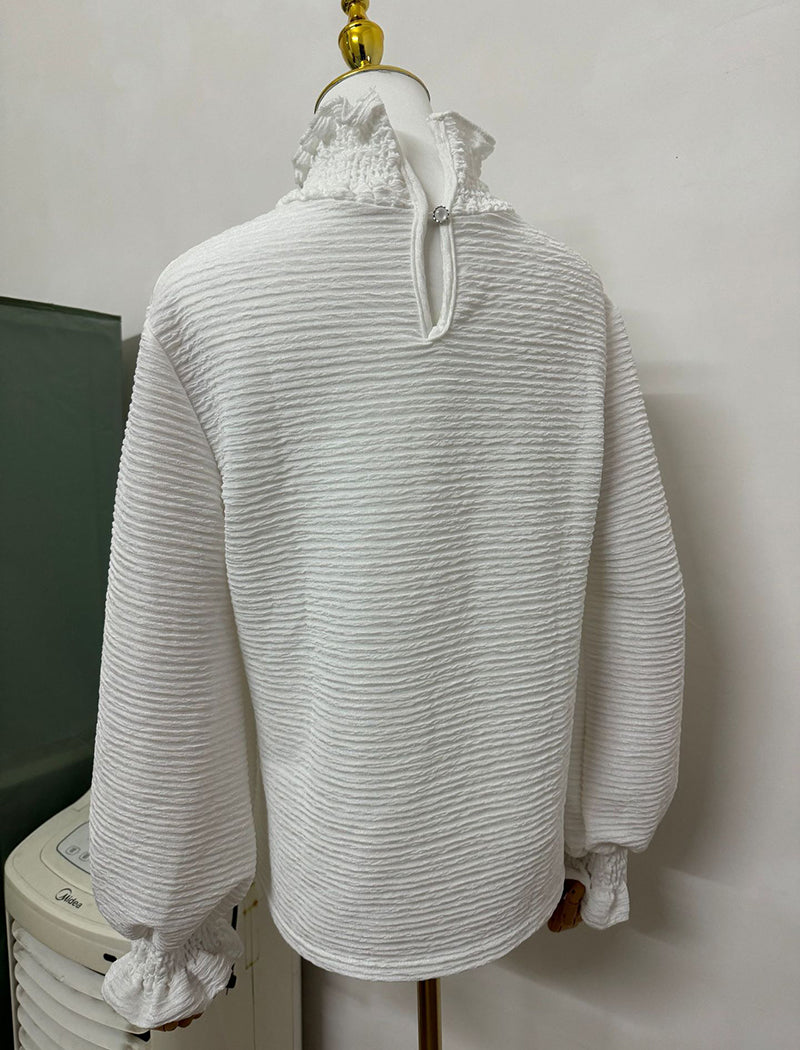 High Neck Long Sleeve Top