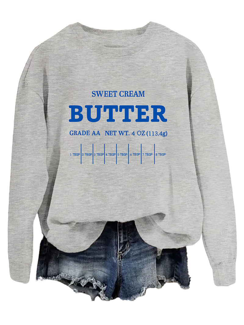 Butter Print Graphic Top