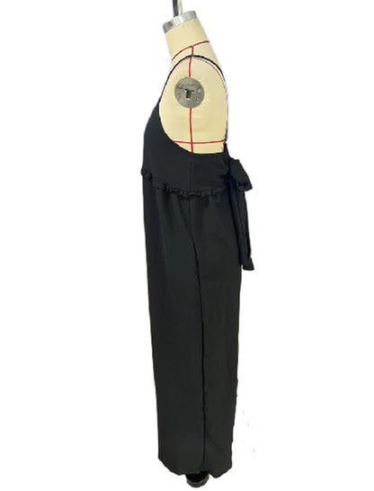 Sleeveless Wide-Leg Jumpsuit