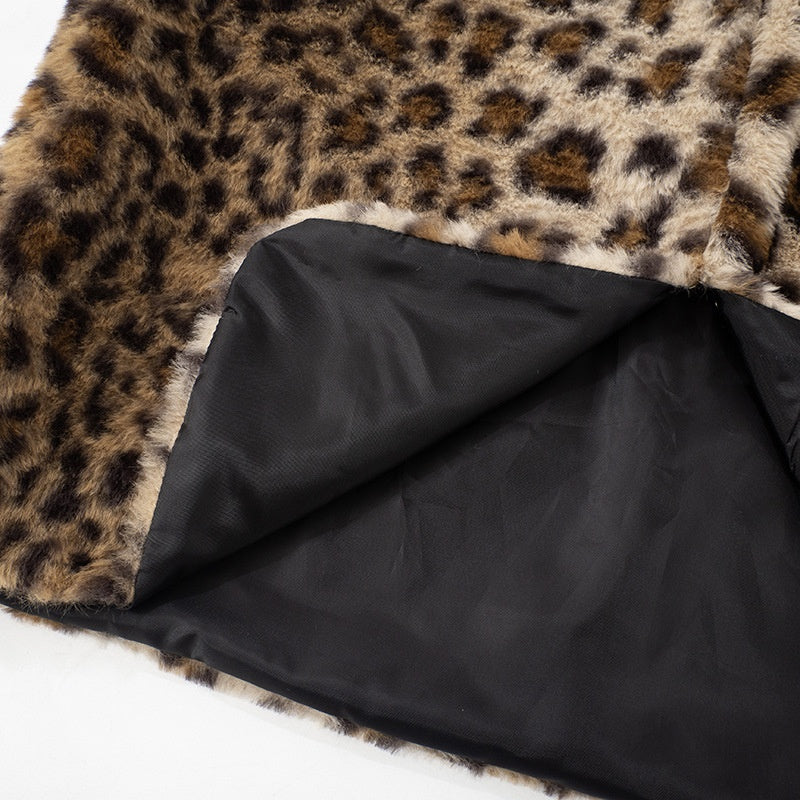 Leopard-Print Statement Vest