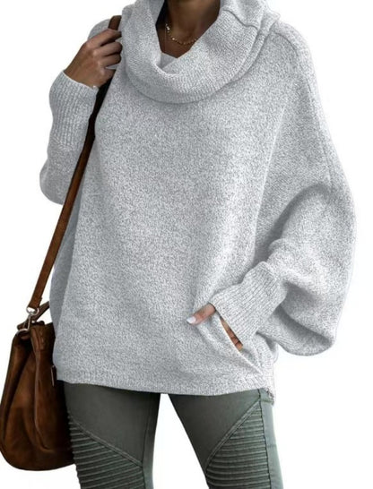 Cozy Cowl Neck Knit Pullover