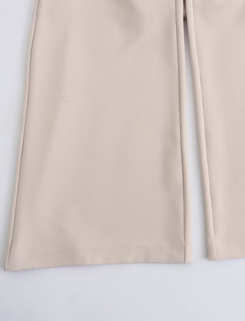 Halter Cutout Backless Wide-Leg Jumpsuit