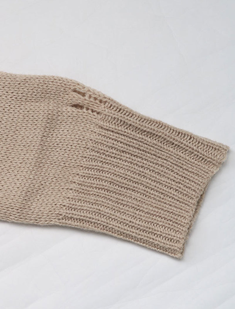 Round Neck Cherry Knit Pullover