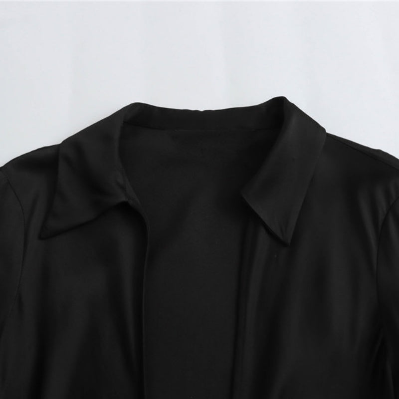 Tie-Front Relaxed Fit Blouse