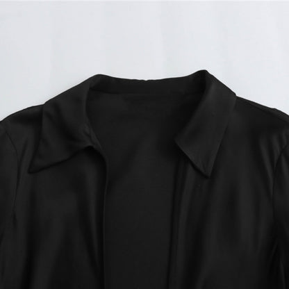 Tie-Front Relaxed Fit Blouse