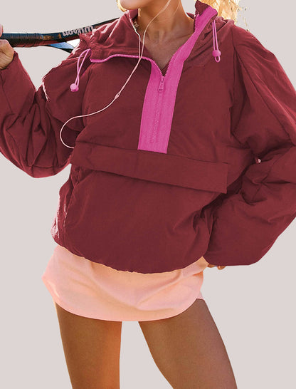 Quarter-Zip Windbreaker Pullover