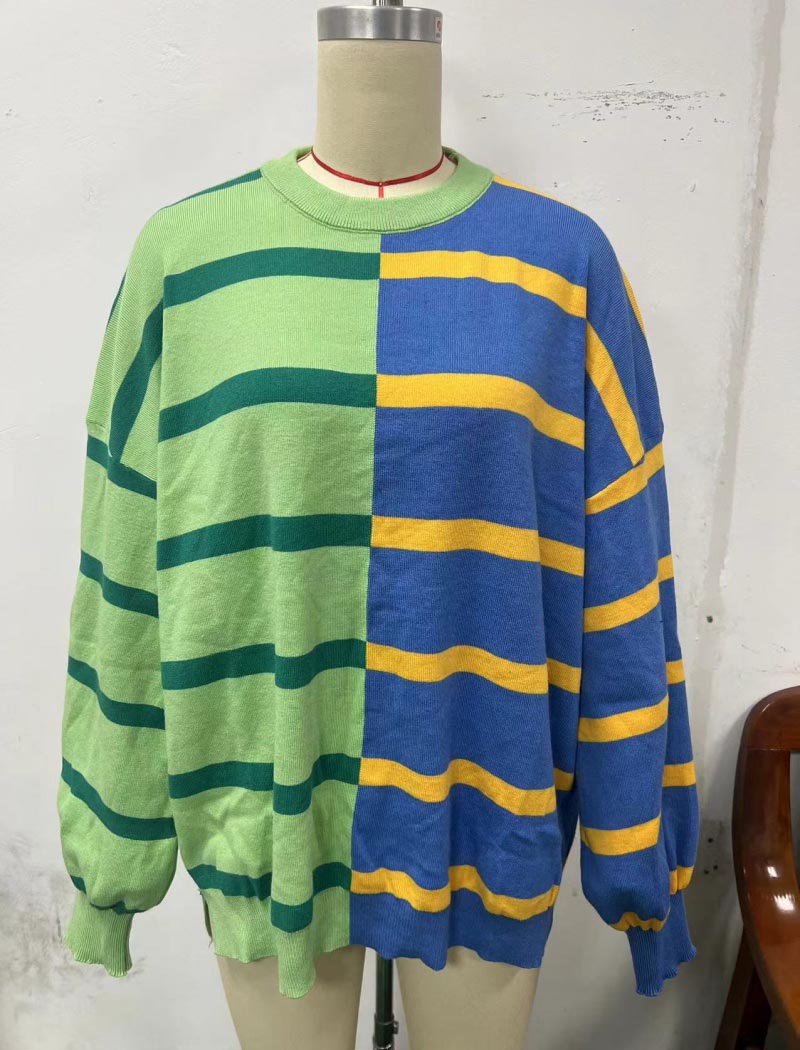 Oversized Striped Sweater