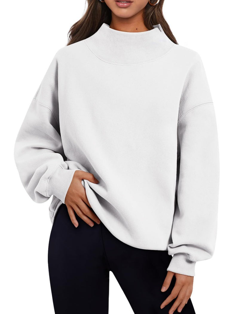 Oversized Mock Neck Top