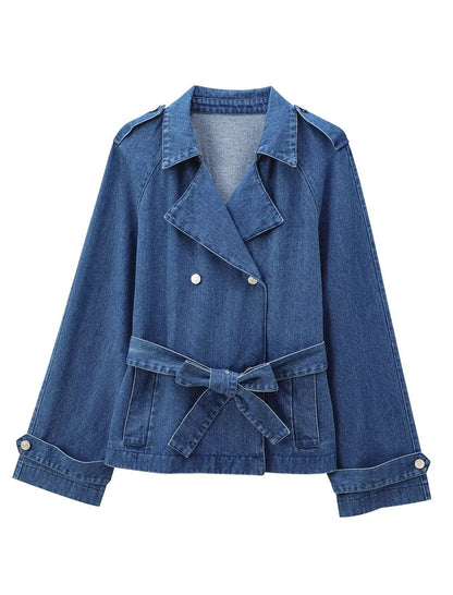 Belted Denim Jacket