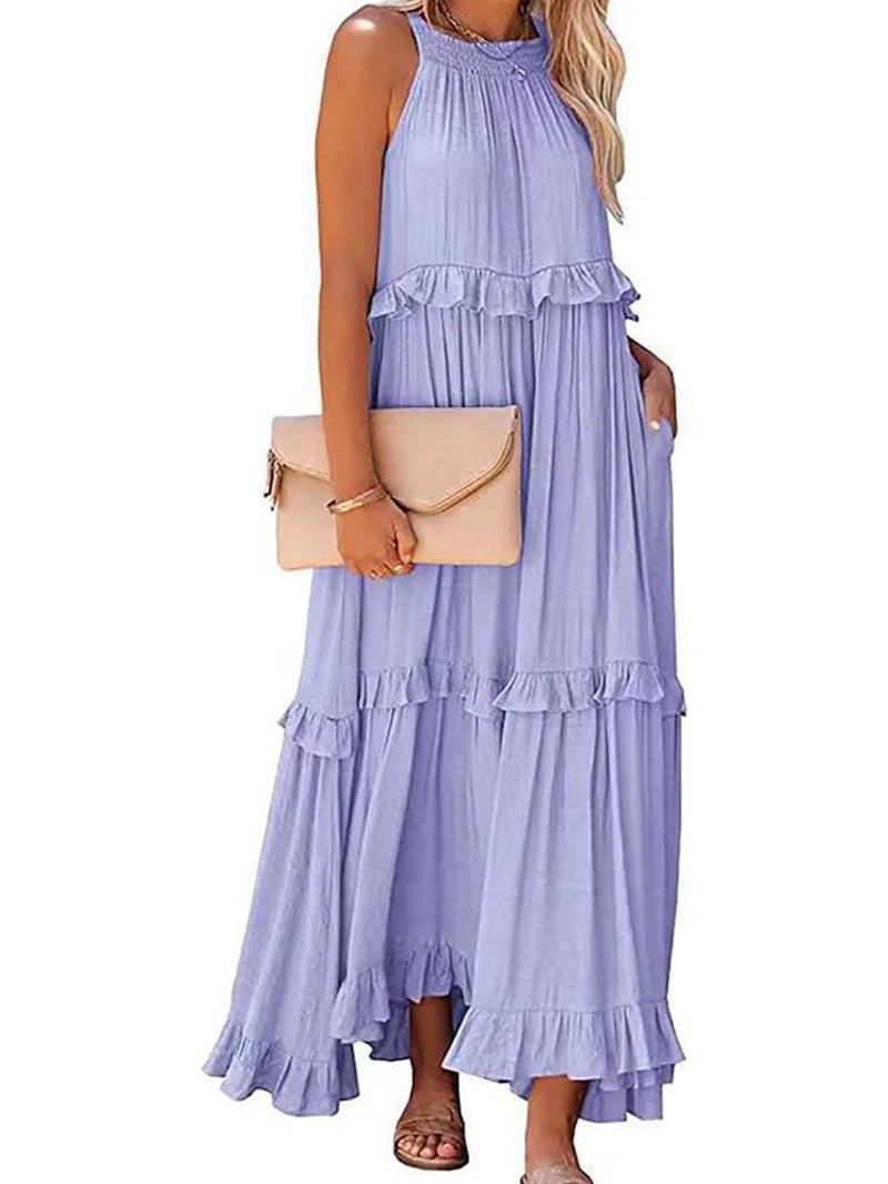 Ruffled Tiered Maxi Dress