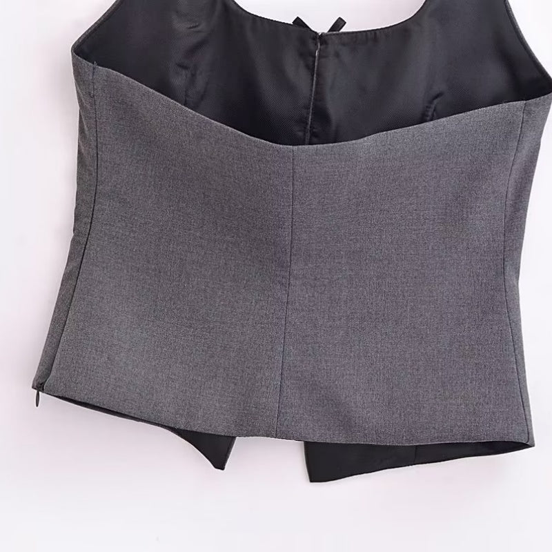 Bow Halter Neck Top