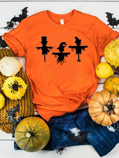 Halloween Graphic Print T-Shirt