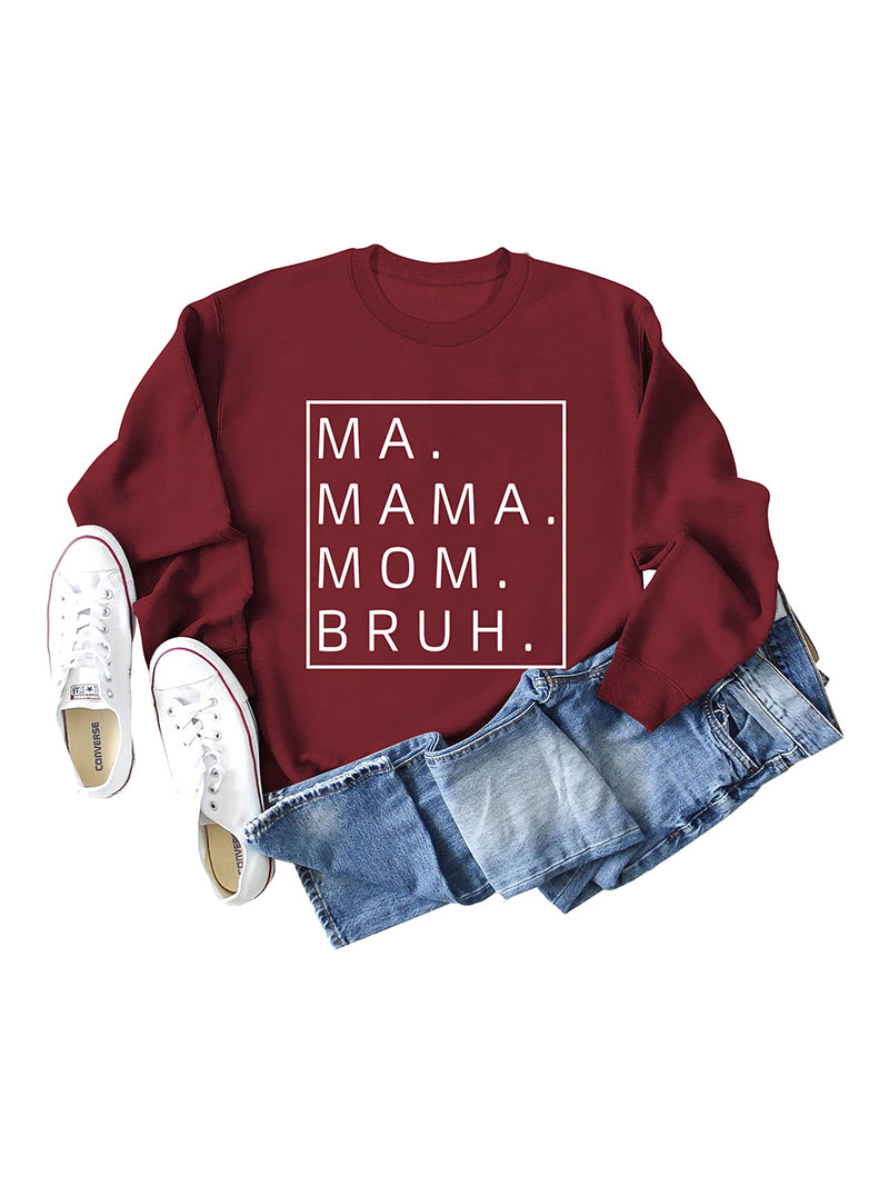 Mama Bruh Graphic Top