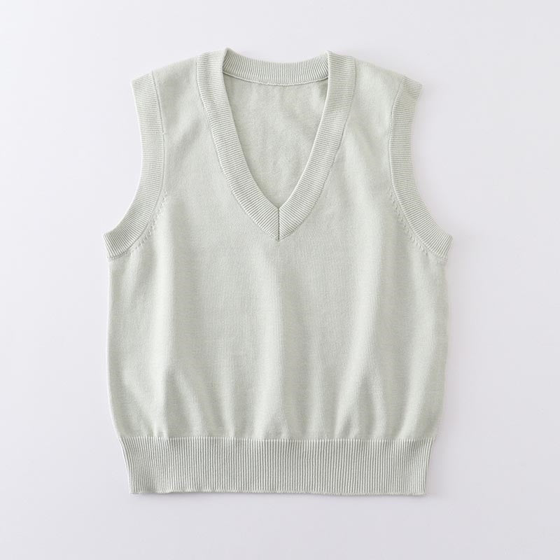Sleeveless Knit Vest