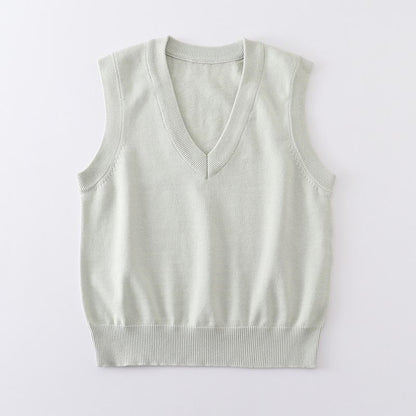 Sleeveless Knit Vest