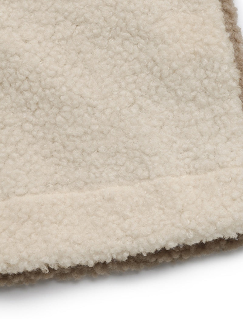 Color-Blocked Fleece Hoodie