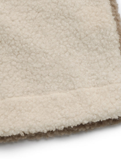 Color-Blocked Fleece Hoodie