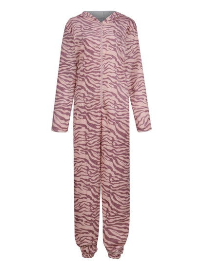 Festive Patterned Hooded Onesie