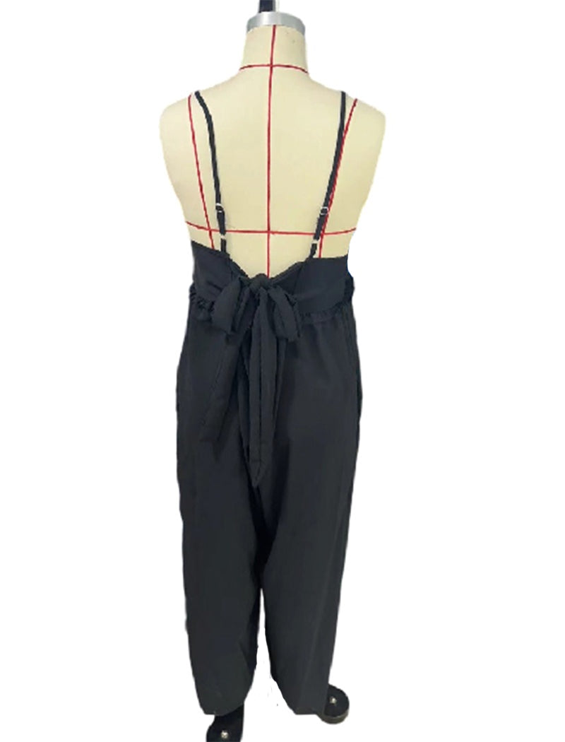 Sleeveless Wide-Leg Jumpsuit